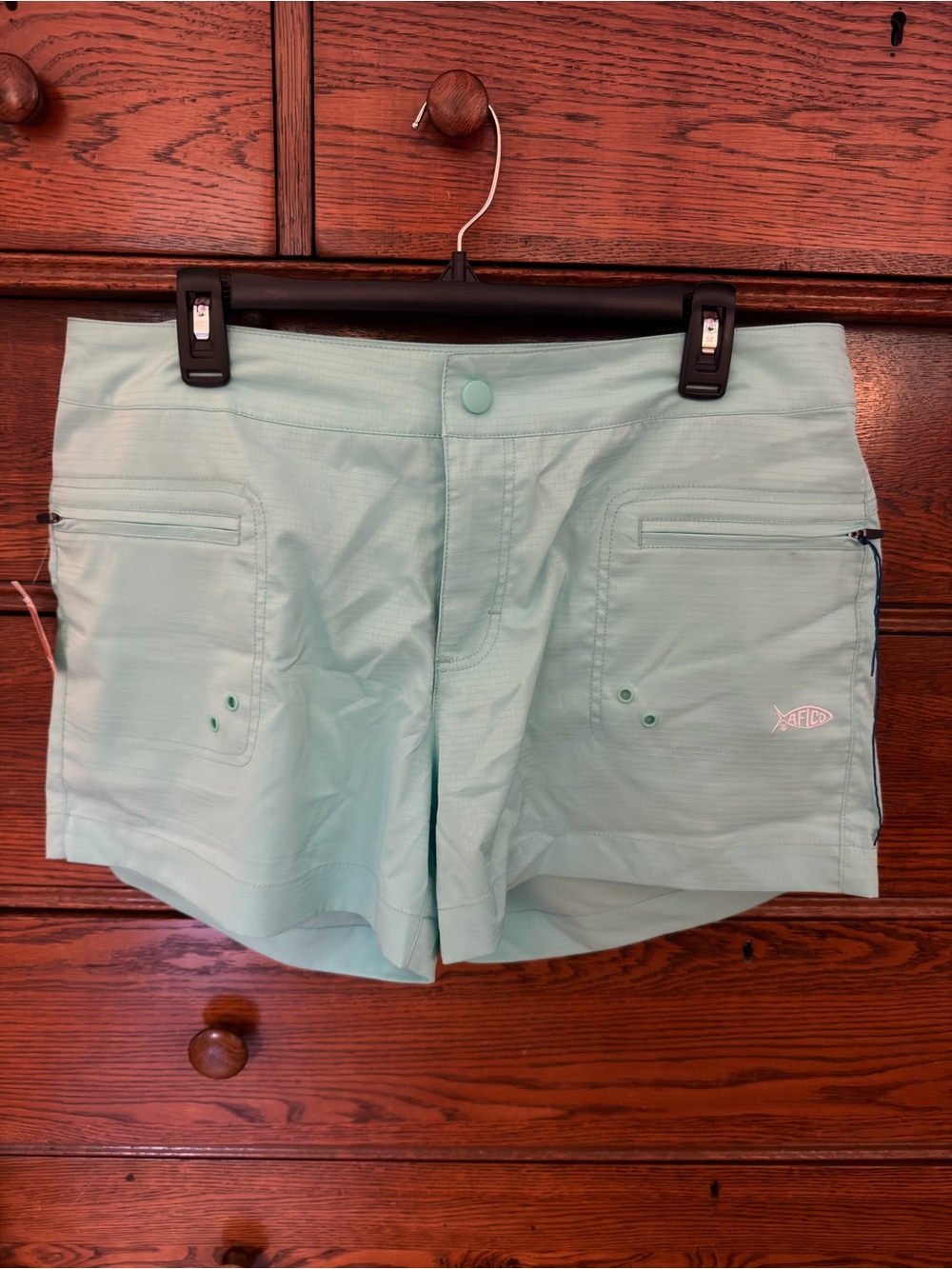 AFTCO Women's Seafoam Performance Bermuda Shorts